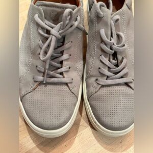 ECCO Soft Perforated Grey Shoes Size 43 EU, 9-9.5 US Men’s